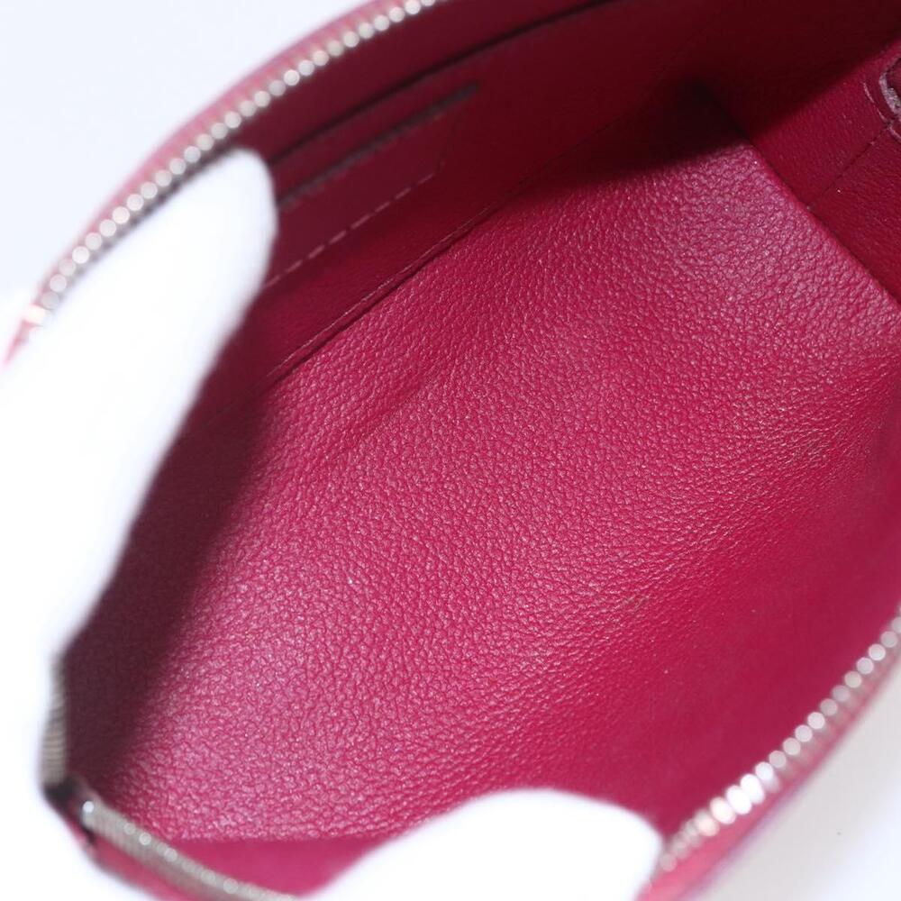 LOUIS VUITTON Epi Pochette Cosmetic PM Pouch Wine Red Grenard LV Auth BA8368 - Picture 10 of 16
